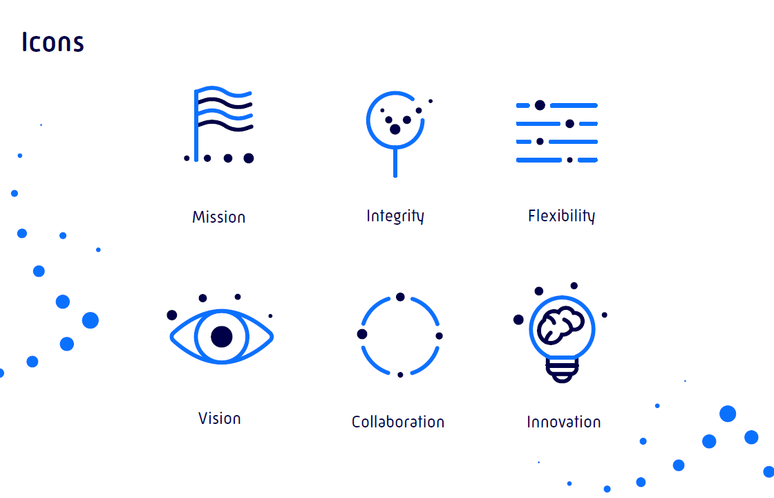 IOS Press new icons for mission, vision, and core values